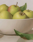 "Apples in White Bowl" Fine Art Print