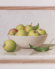 "Apples in White Bowl" Fine Art Print