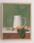 "Apricots With White Jug" Fine Art Print