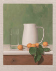 "Apricots With White Jug" Fine Art Print