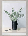 "Blue Gum in Black Vase" Fine Art Print