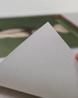 Close up of the fine art print showing the texture of the back of the canvas matte material.