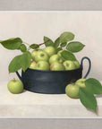"Green Apples in Black Bowl" Fine Art Print