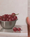 "Red Grapes Silver Bowl" Fine Art Print