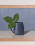 "Rose Leaves Blue Mug" Fine Art Print