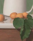 "Apricots With White Jug" Fine Art Print
