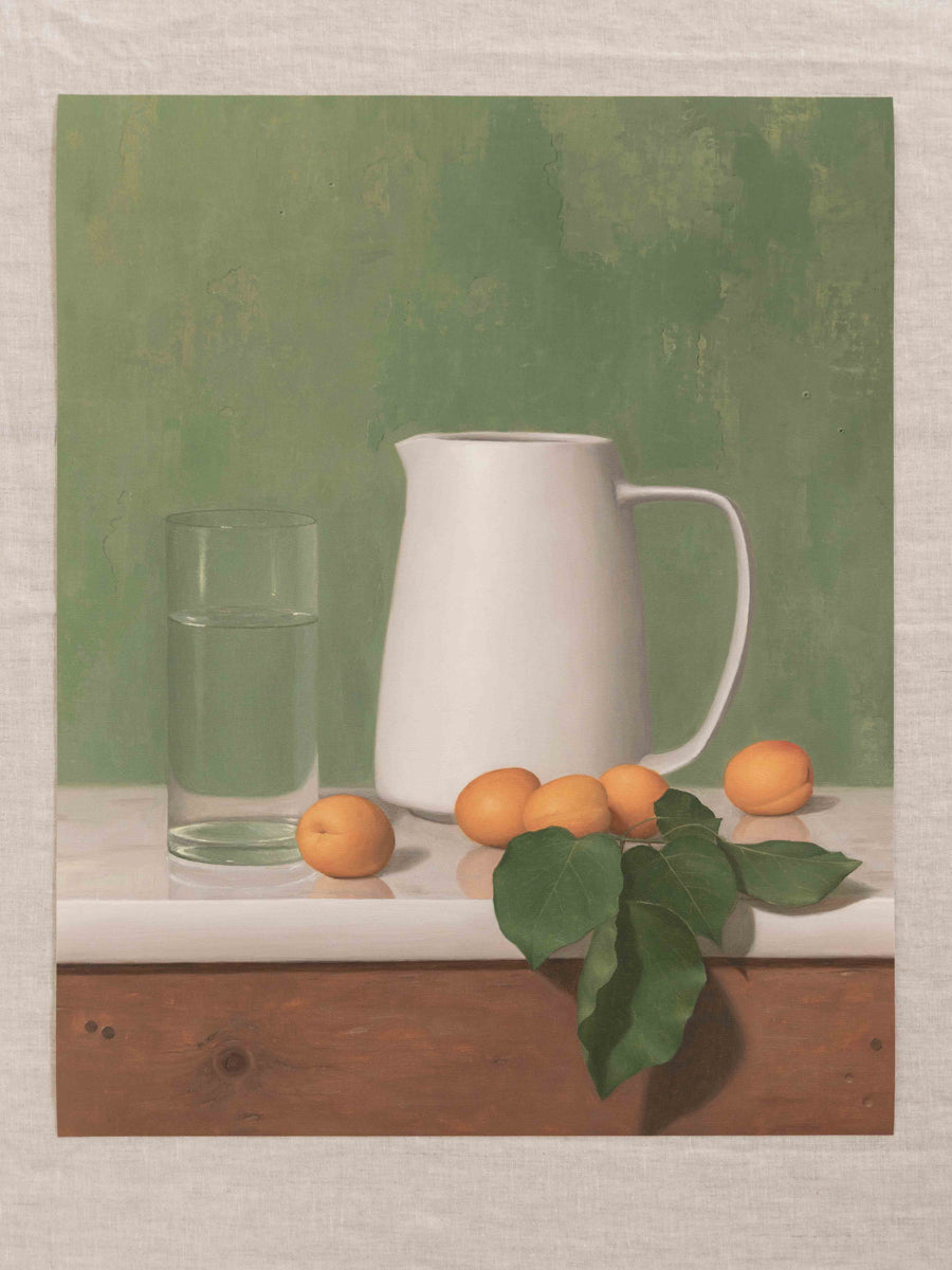 "Apricots With White Jug" Fine Art Print