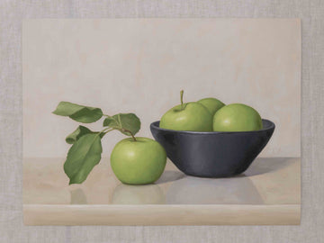 "Bowl of Three Garden Apples" Fine Art Print