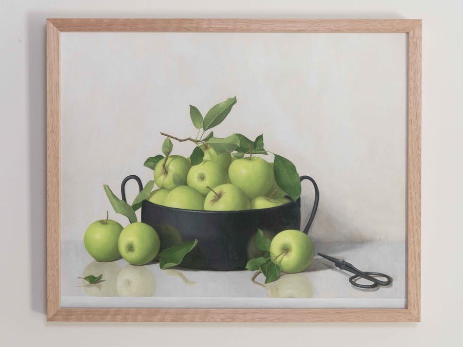 "Golden Delicious With Scissors" Fine Art Print