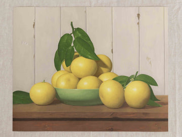 "Grapefruit in Green Bowl" Fine Art Print