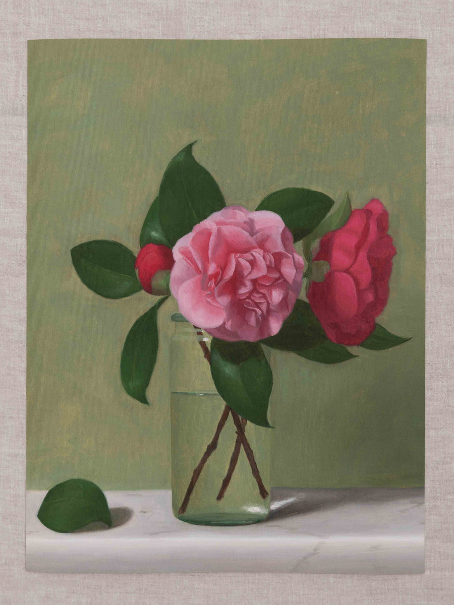 "Pink Camellias" Fine Art Print