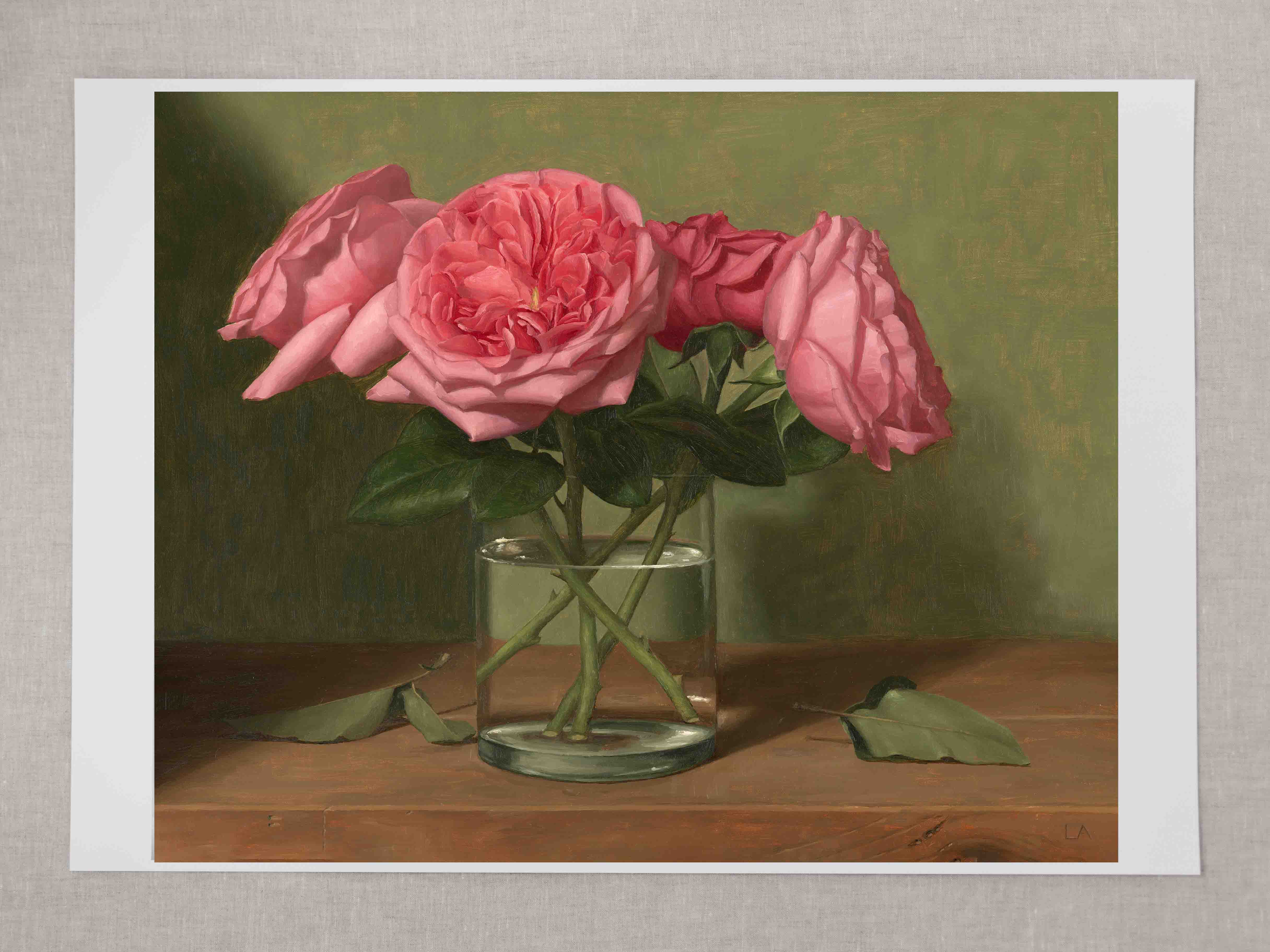"Pink Roses" Fine Art Print