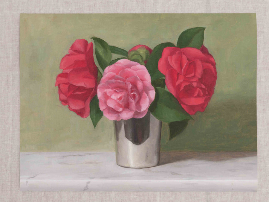 "Red Camellias" Fine Art Print