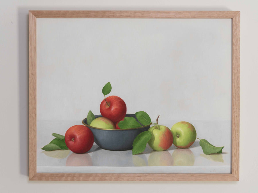 "Red and Green Autumn Apples" Fine Art Print