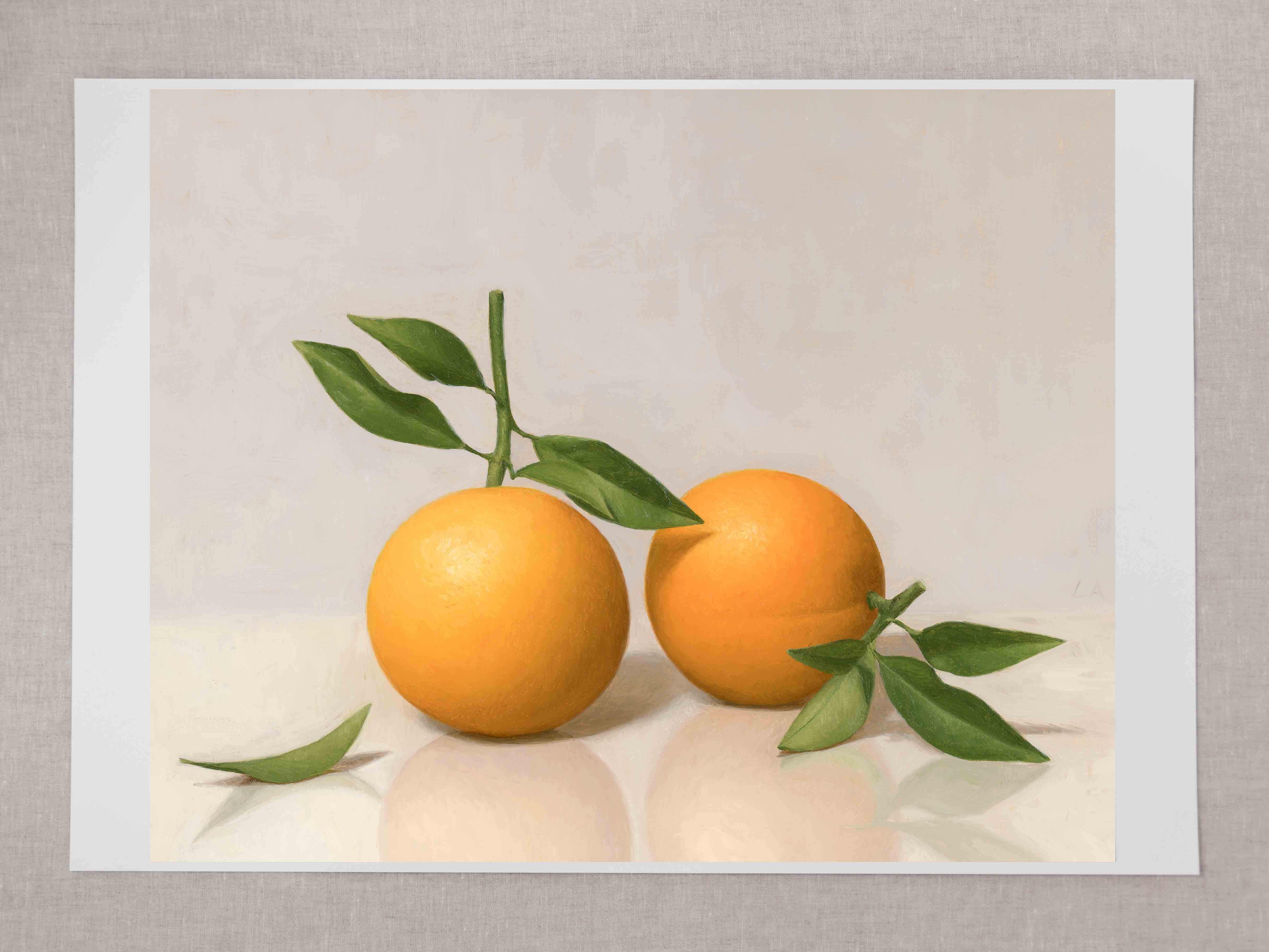 "Two Oranges" Fine Art Print