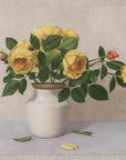 "Untamed Yellow Roses" Fine Art Print